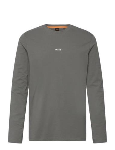 Tchark Tops T-shirts Long-sleeved Grey BOSS