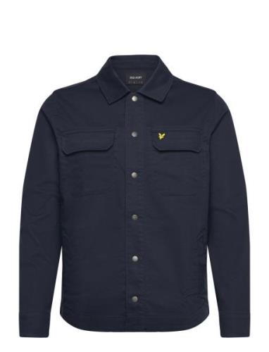 Bedford Cord Overshirt Tops Overshirts Navy Lyle & Scott