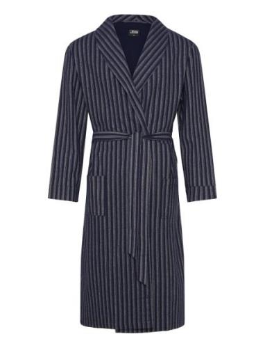 Jbs Bathrobe Flannel Aamutakki Kylpytakki Navy JBS