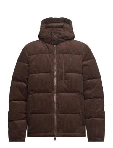 The Gorham Corduroy Down Jacket Vuorillinen Takki Topattu Takki Brown ...