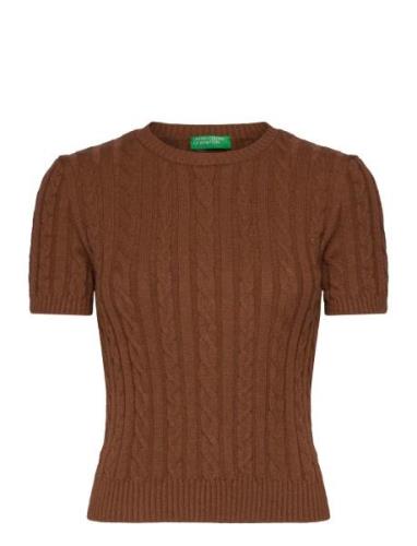 Sweater Tops Knitwear Jumpers Brown United Colors Of Benetton