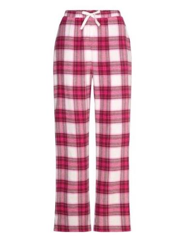 Pyjama Trousers Y D Check Pyjamahousut Olohousut Red Lindex