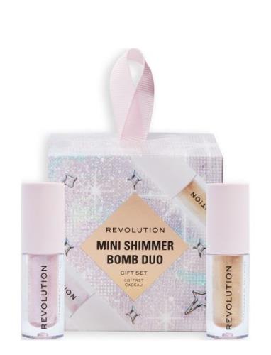 Revolution Mini Shimmer Bomb Duo Gift Set Meikkisetti Meikki Nude Make...