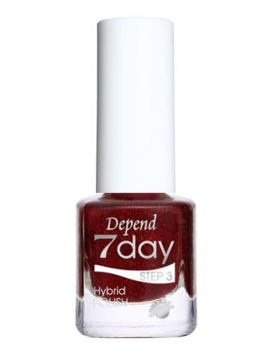 7Day Hybrid Polish 70126 5 Ml Kynsilakka Meikki Red Depend Cosmetic