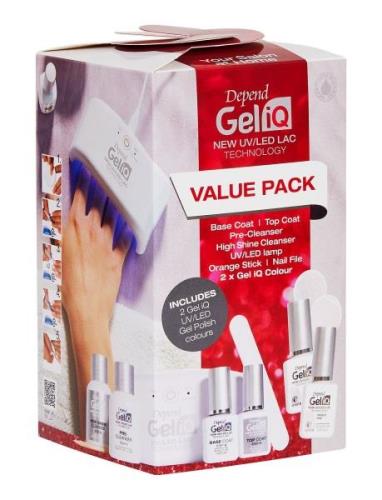 Gel Iq Value Pack Se/Fi Geelikynsilakka Kynsilakka Nude Depend Cosmeti...