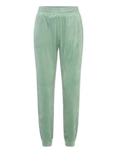 Jogger Relaxed Velours Pyjamahousut Olohousut Green Hunkemöller