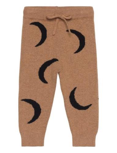 Tnsmorrel Uni Jacquard Pants Bottoms Trousers Brown The New