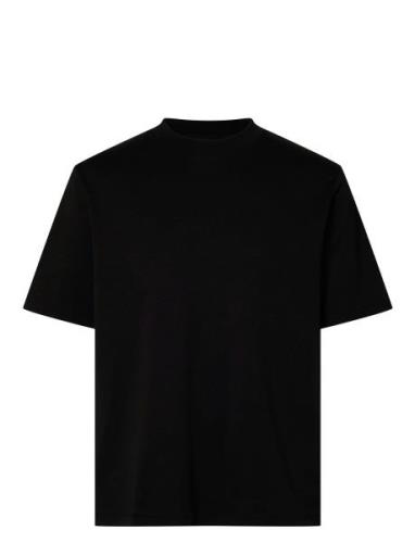 Slhrelax-Dani Ss Interlock Tee Ex Tops T-shirts Short-sleeved Black Se...