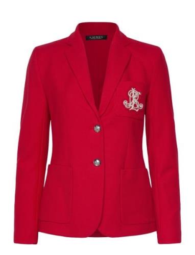 Bullion Jacquard Blazer Blazers Single Breasted Blazers Red Lauren Ral...