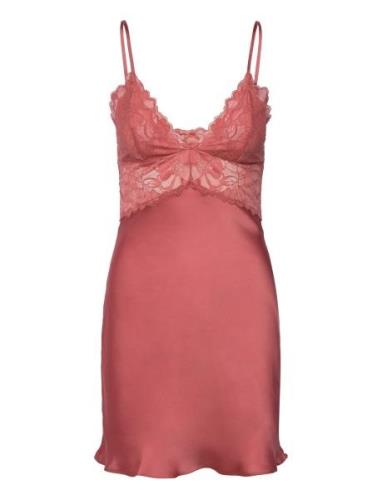 Sd Satin Lace Ali Body Alusmekko Pink Hunkemöller