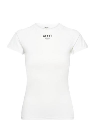 Edge Core Short Sleeve Sport T-shirts & Tops Short-sleeved White Aim´n