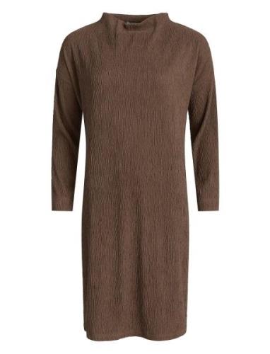 Long Sleeve Dress, Doriga Polvipituinen Mekko Brown Ivo Nikkolo