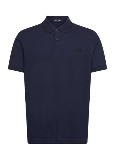 Twin Tipped Fp Shirt Tops Polos Short-sleeved Navy Fred Perry