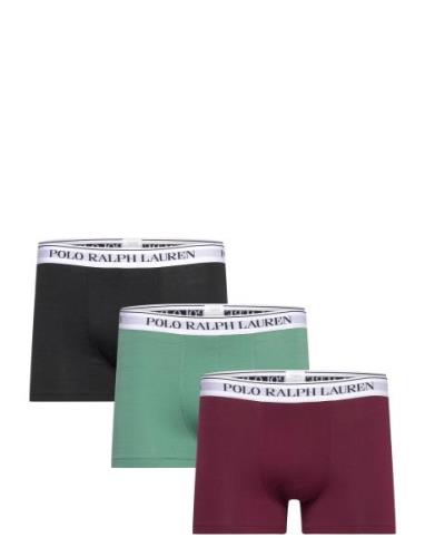 Bci Cotton/Elastane-3Pk-Trn Bokserit Green Polo Ralph Lauren Underwear