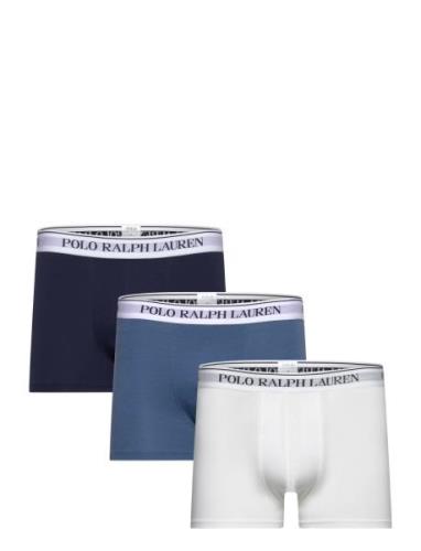 Bci Cotton/Elastane-3Pk-Trn Bokserit Blue Polo Ralph Lauren Underwear