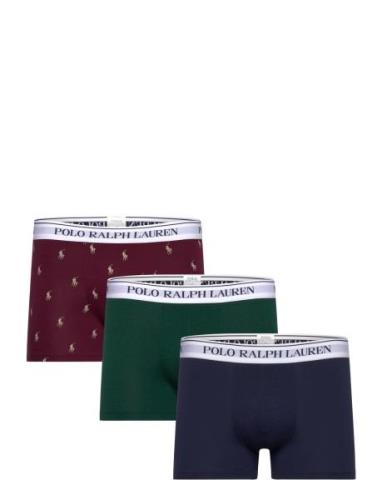 Bci Cotton/Elastane-3Pk-Trn Bokserit Green Polo Ralph Lauren Underwear