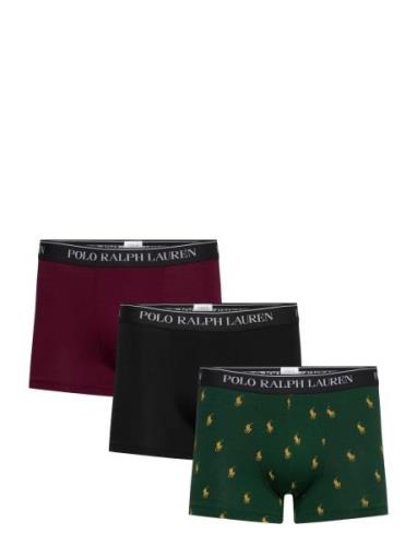 Bci Cotton/Elastane-3Pk-Trn Bokserit Green Polo Ralph Lauren Underwear