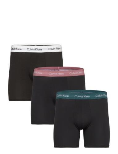 Boxer Brief 3Pk Bokserit Black Calvin Klein