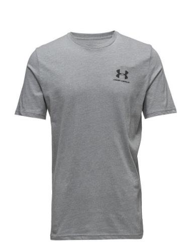 Ua M Sportstyle Lc Ss Sport T-shirts Short-sleeved Grey Under Armour