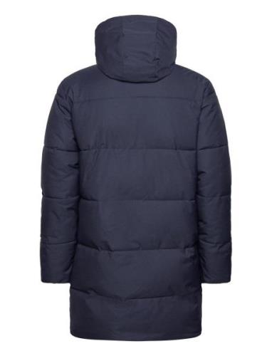 Gavin Puffer Coat Vuorillinen Takki Topattu Takki Navy Clean Cut Copen...