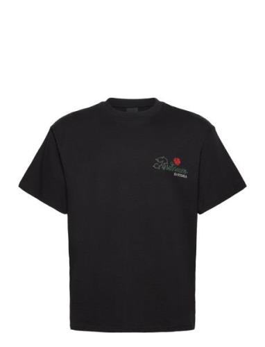 Sartoria Tee Tops T-shirts Short-sleeved Black Pas De Mer