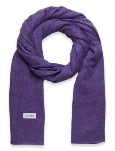 Big Classic Scarf Huivi Purple Davida Cashmere