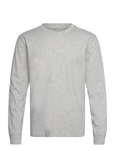 Hco. Guys Knits Tops T-shirts Long-sleeved Grey Hollister