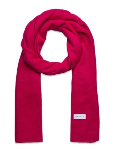 Big Classic Scarf Huivi Pink Davida Cashmere