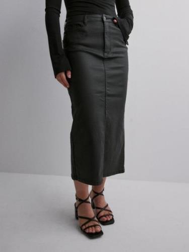 Object Collectors Item - Midihameet - Black - Objnaya Coated Mw Skirt ...