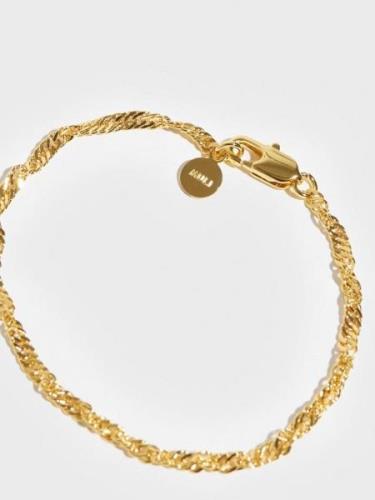 Muli Collection - Rannekorut - Kulta - Twisted Rope Bracelet - Korut -...