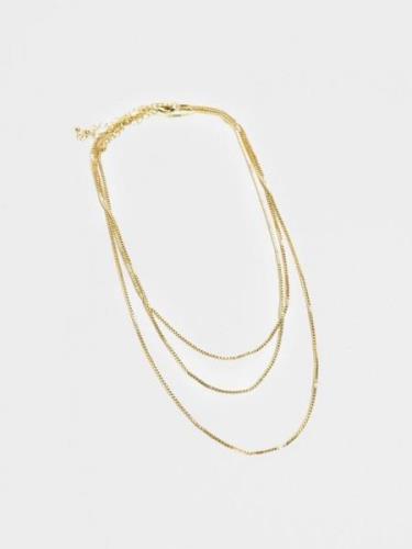 Pieces - Kaulakorut - Gold Colour - Fpkuvena a Necklace Pack Plated - ...