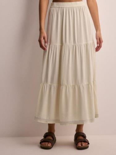 Pieces - Midihameet - Birch Embrodery - Pcadelia Hw Ankle Skirt Bc - H...