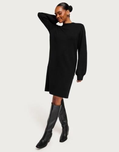 Object Collectors Item - Musta - Objreynard L/S Knit Dress Noos