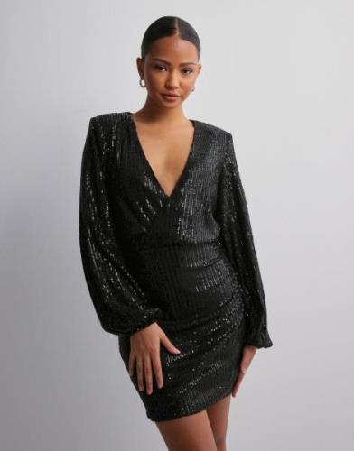 Nelly - Musta - Be Mine Sparkle Dress