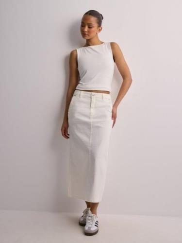 Object Collectors Item - Valkoinen - Objtalia Hw Twill Skirt 132