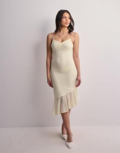 Nelly - Valkoinen - Lace Slip Dress