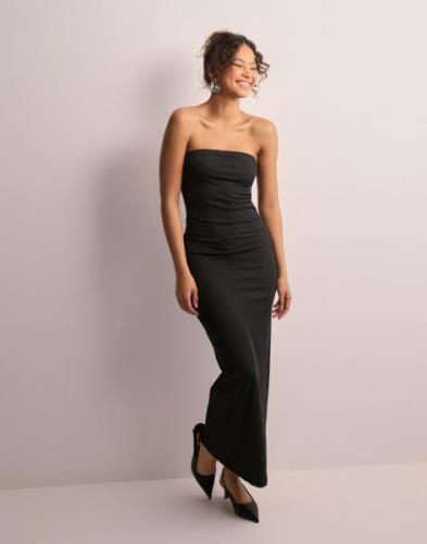 Only - Musta - Onlclare S/L Slit Dress Jrs