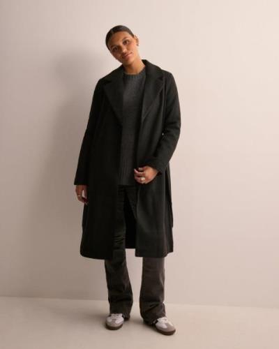 Vero Moda - Musta - Vmfortuneaya Long Coat Ga Noos