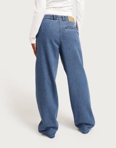 JJXX - Sininen - Jxmary Mw Denim Pant Yk Dnm