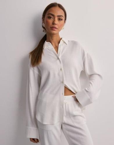 Nelly - Valkoinen - Everyday Linen Shirt