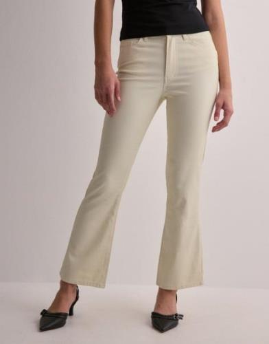 Object Collectors Item - Beige - Objbelle Mw 7/8 Coated Flared Pants