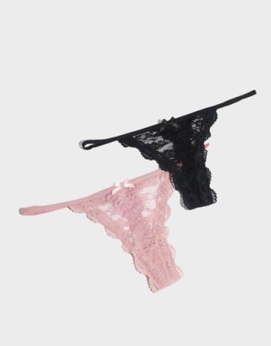 Nelly - Kuviollinen - Adorable 2-Pack Thong