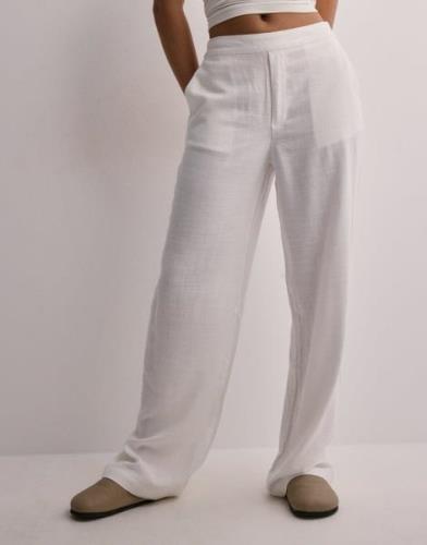 Object Collectors Item - Valkoinen - Objsanne Aline Wide Pant Noos