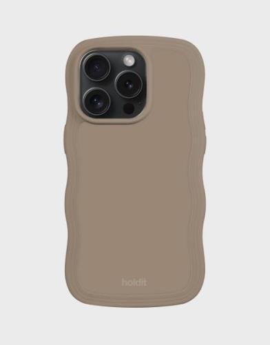 Holdit - Ruskea - Wavy Case iPhone 15 Pro