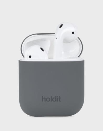 Holdit - Harmaa - Silicone Case AirPods 1&2