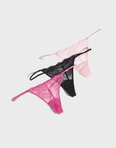 Nelly - Kuviollinen - Our Memories Thong 3-pack