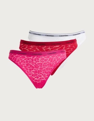 Calvin Klein Underwear - Vaaleanpunainen - 3 Pack Bikini (Low-Rise)