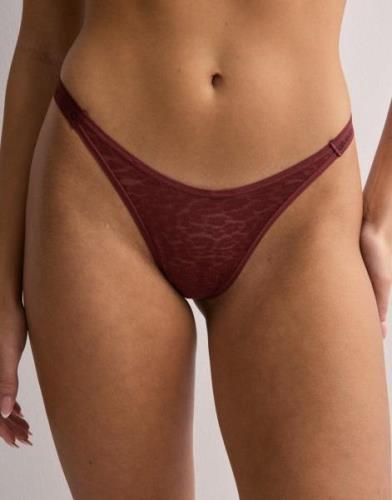 Calvin Klein Underwear - Punainen - Dipped String Thong