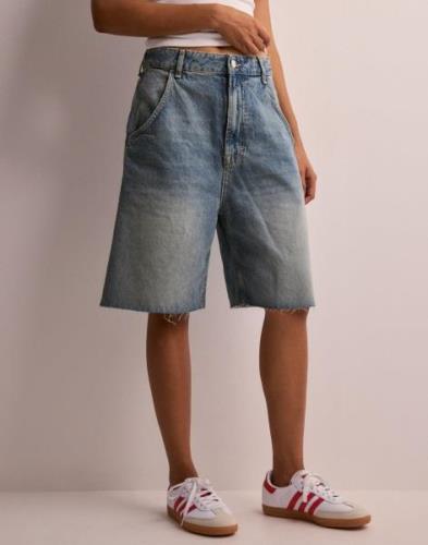 Only - Sininen - Onljoel Jort Loose Long Shorts Dnm