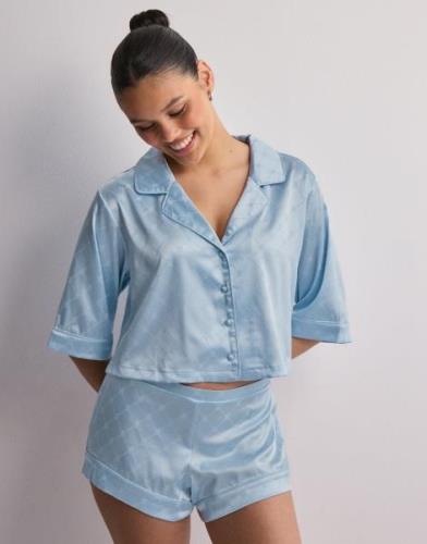 Bluebella - Sininen - Helene Luxury Satin Short Pyjama Set